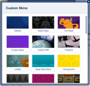 Pandora One Custom Skins Dialog